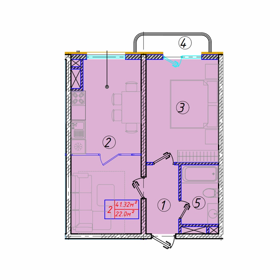 2-комнатная